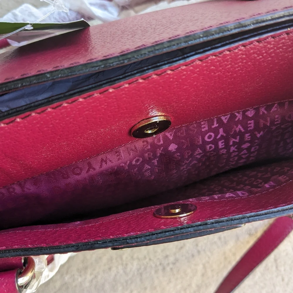 NWT Kate Spade Durham Wellesley Red Plum Bag